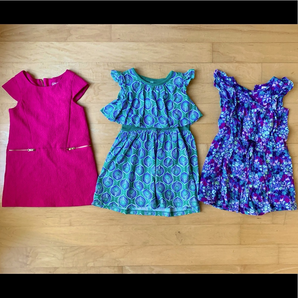 Girls sz3 dresses Tea Collection CatnJack OskKosh